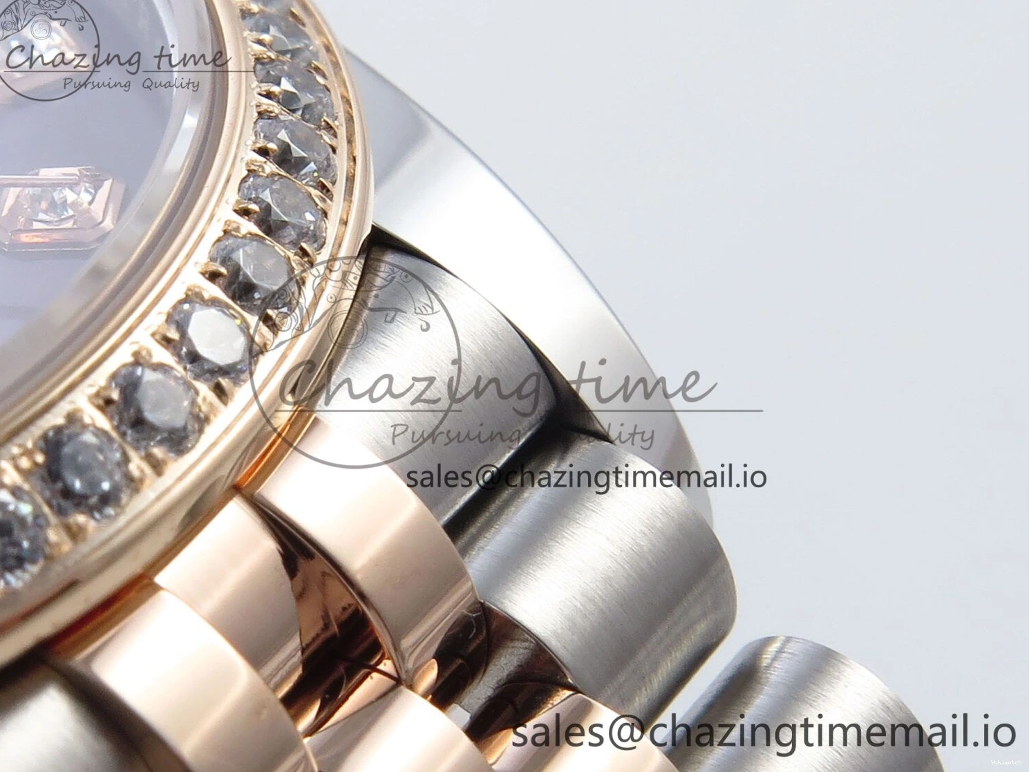 Bezel Diamonds DateJust 278381RBR Diamonds ARF 904L 1:1 Steel Dial Bracelet SS RG 31 Jubilee Edition Brown Best on ETA 2688 0402